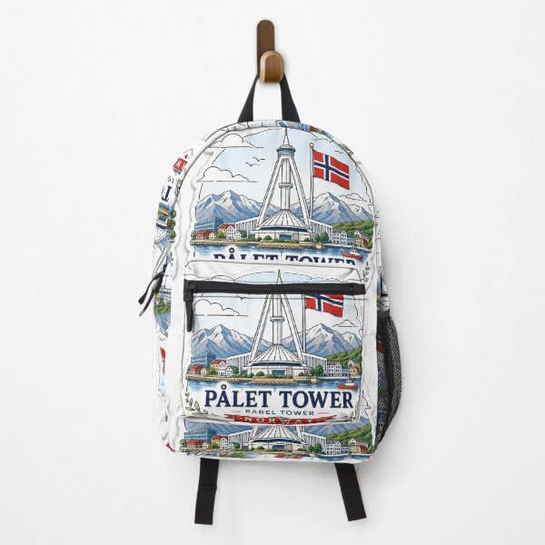 Item preview, Norway Pållet Tower 3D Skyline Label Label Text PÅLLET TOWER ?? designed and sold by PaintMeWorld.