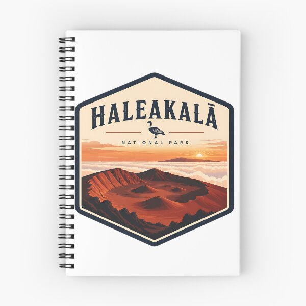 Item preview, Haleakala National Park Vintage Hiking Travel Badge designed and sold by TravelersGems.