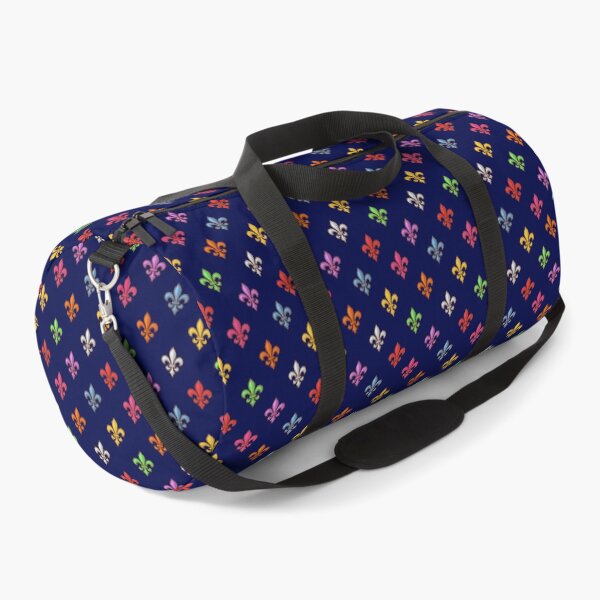 Item preview, Multicolored Tiny Fleur-de-lis Pattern Design - Navy Blue designed and sold by PatternTitan.