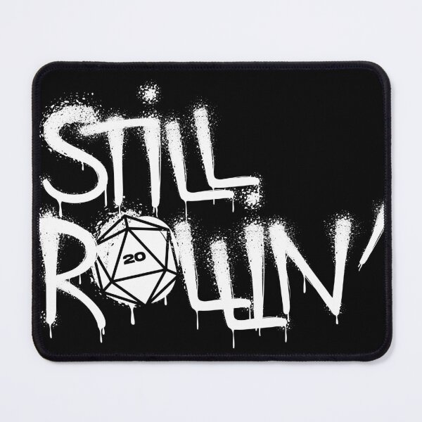 Item preview, Still Rollin D20 Graffiti Shirt white – DnD Streetwear Gift designed and sold by KnowlegeBodega.