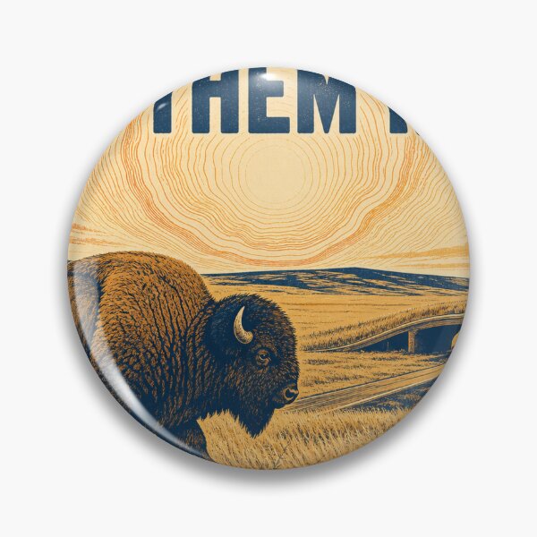 Item preview, Let Them Roam Bison Corridor Poster designed and sold by VerdantStudio.