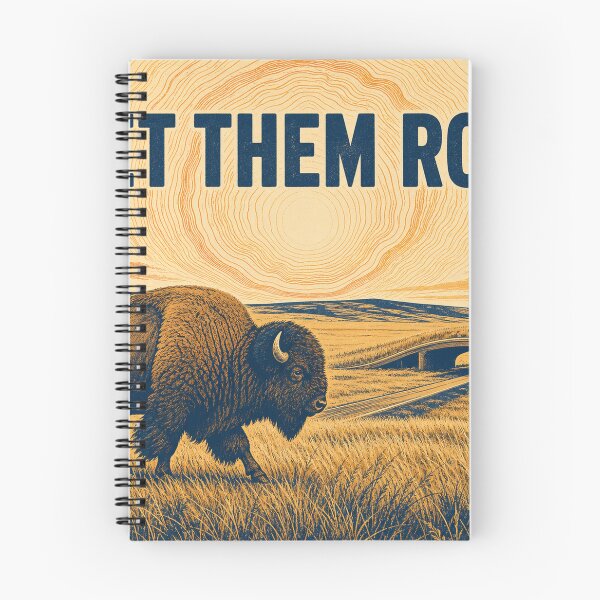 Item preview, Let Them Roam Bison Corridor Poster designed and sold by VerdantStudio.