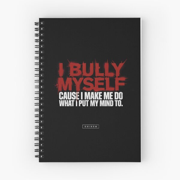 Item preview, I Bully Myself - Red Dripping Spray Eminem Quote designed and sold by Enea Kelo.