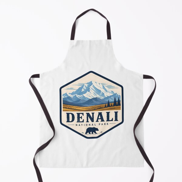 Item preview, Denali National Park Vintage Hiking Travel Badge designed and sold by TravelersGems.