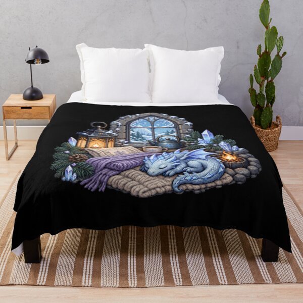 Item preview, Frost Dragon's Winter Sanctuary designed and sold by Sketchlegacy.