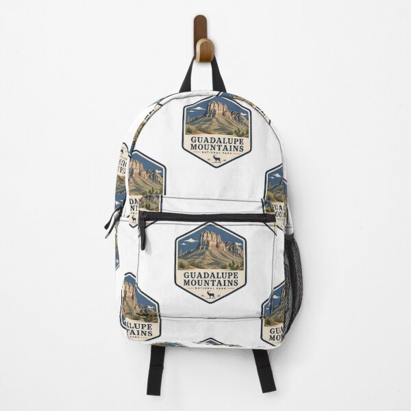 Item preview, Guadalupe Mountains National Park Vintage Hiking Travel Badge designed and sold by TravelersGems.