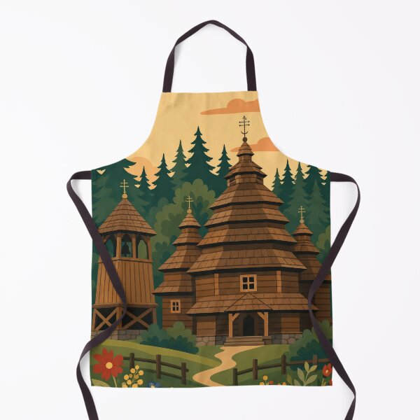 Item preview, Wooden Ukrainian Church in the Carpathian Forest designed and sold by ML-Media.