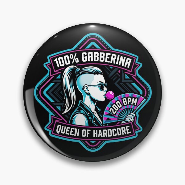 Item preview, 100% Gabberina Queen of Hardcore Uptempo 200 BPM designed and sold by SPAZE-Typo.
