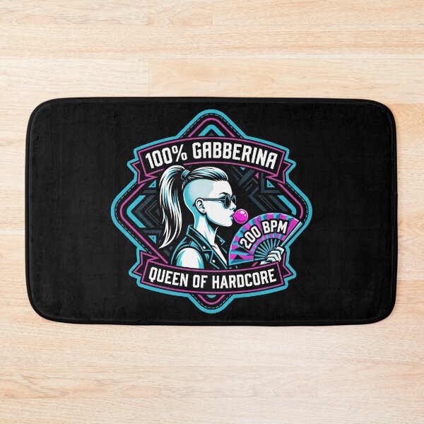 Item preview, 100% Gabberina Queen of Hardcore Uptempo 200 BPM designed and sold by SPAZE-Typo.