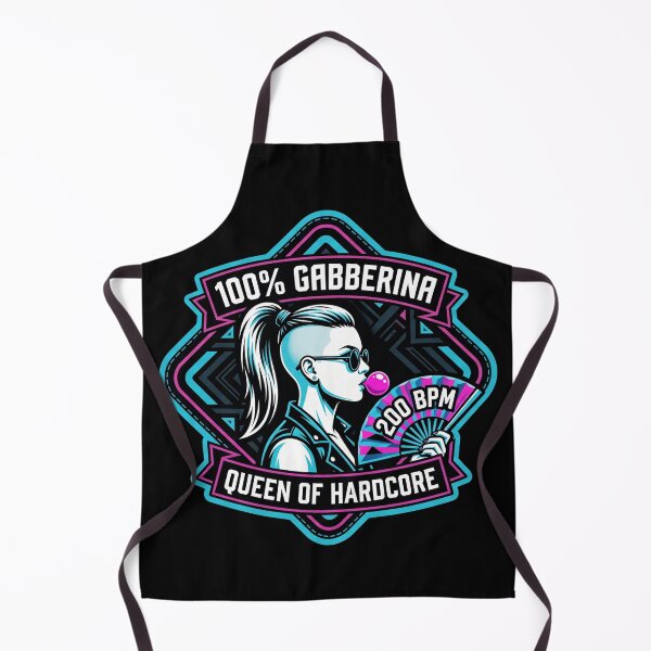 Item preview, 100% Gabberina Queen of Hardcore Uptempo 200 BPM designed and sold by SPAZE-Typo.