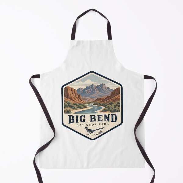 Item preview, Big Bend National Park Vintage Hiking Travel Badge designed and sold by TravelersGems.