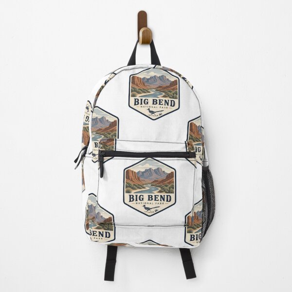 Item preview, Big Bend National Park Vintage Hiking Travel Badge designed and sold by TravelersGems.