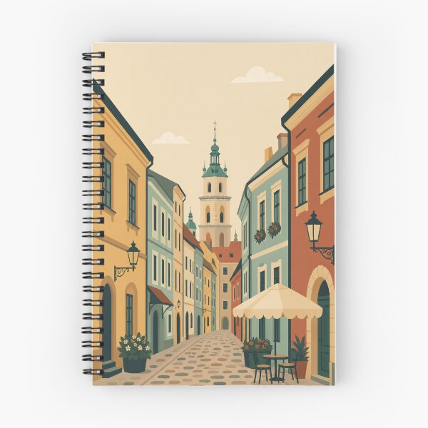 Item preview, Charming European Old Town Cobblestone Street designed and sold by ML-Media.