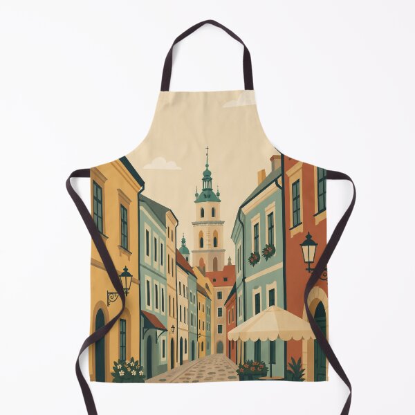 Item preview, Charming European Old Town Cobblestone Street designed and sold by ML-Media.