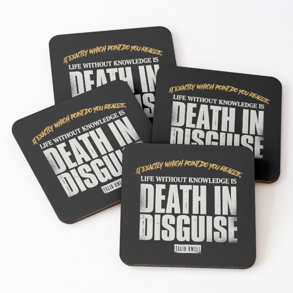Item preview, Life Without Knowledge Is Death In Disguise - Talib Kweli Quote designed and sold by Enea Kelo.