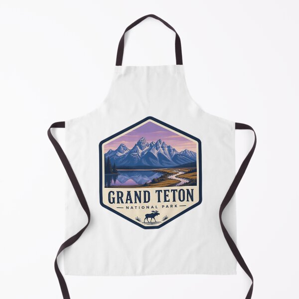 Item preview, Grand Teton National Park Vintage Hiking Travel Badge designed and sold by TravelersGems.