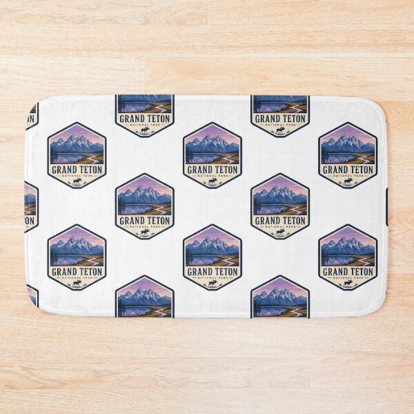 Item preview, Grand Teton National Park Vintage Hiking Travel Badge designed and sold by TravelersGems.
