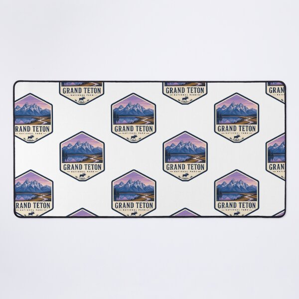 Item preview, Grand Teton National Park Vintage Hiking Travel Badge designed and sold by TravelersGems.