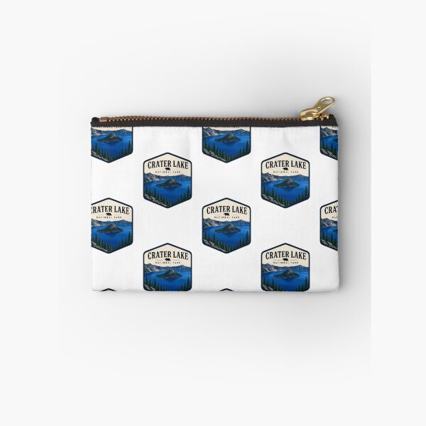 Item preview, Crater Lake National Park Vintage Hiking Travel Badge designed and sold by TravelersGems.