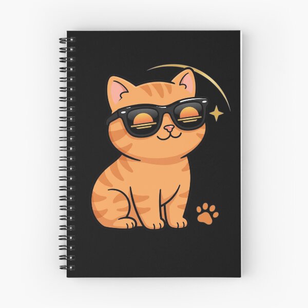 Item preview, Cool Cat with Sunglasses - Summer Vibes Orange Tabby Sticker designed and sold by MoonSoul Studio.