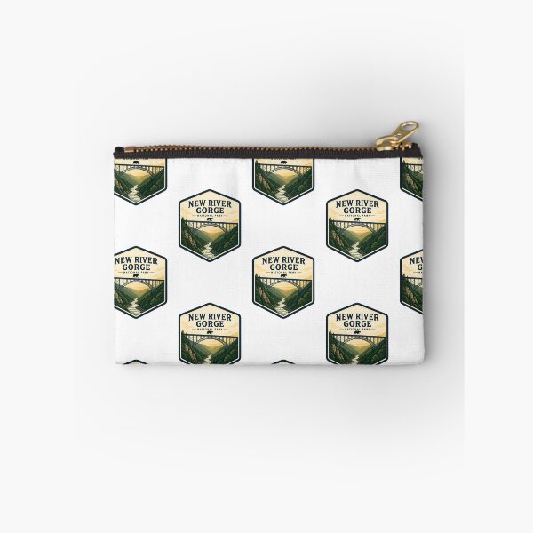 Item preview, New River Gorge National Park Vintage Travel Badge designed and sold by TravelersGems.