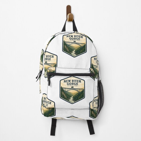 Item preview, New River Gorge National Park Vintage Travel Badge designed and sold by TravelersGems.