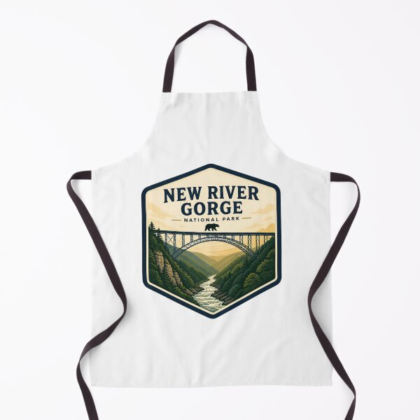 Item preview, New River Gorge National Park Vintage Travel Badge designed and sold by TravelersGems.