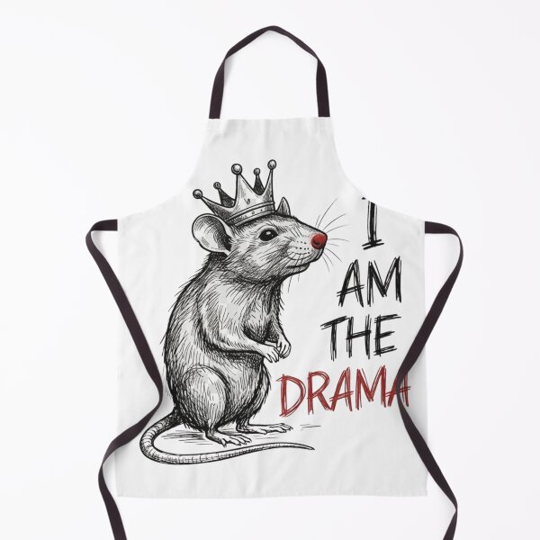 Item preview, I AM THE DRAMA Rat Shirt - Crowned Rat King designed and sold by HealingEraInk.