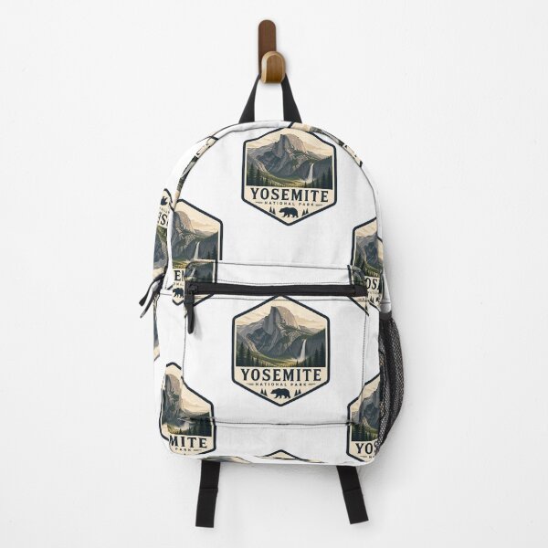 Item preview, Yosemite National Park Vintage Hiking Travel Badge designed and sold by TravelersGems.