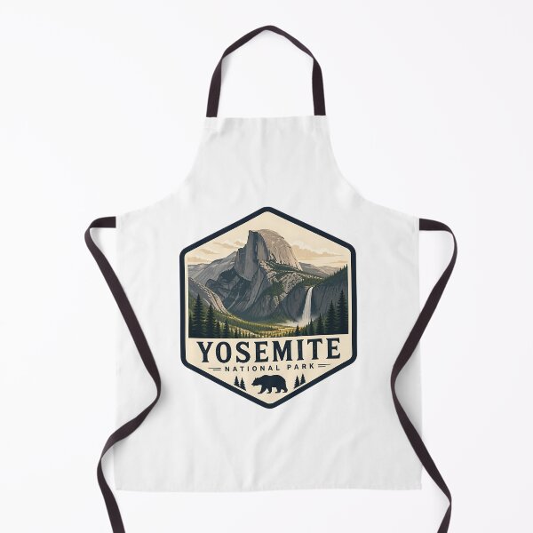 Item preview, Yosemite National Park Vintage Hiking Travel Badge designed and sold by TravelersGems.