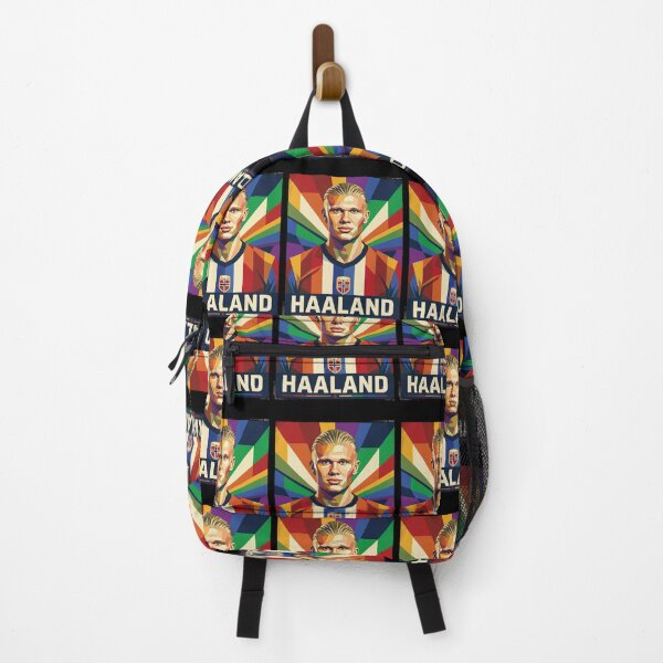 Item preview, Erling Haaland Cyborg Goal Machine Fan Design designed and sold by PrincessLavinia.