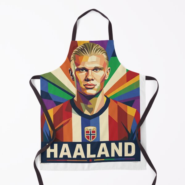 Item preview, Erling Haaland Cyborg Goal Machine Fan Design designed and sold by PrincessLavinia.