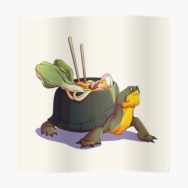 Udon Turtle Poster