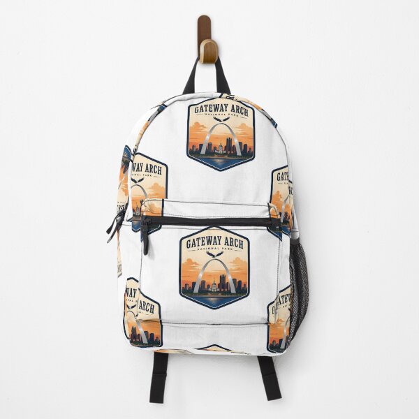 Item preview, Gateway Arch National Park Vintage Travel Badge designed and sold by TravelersGems.