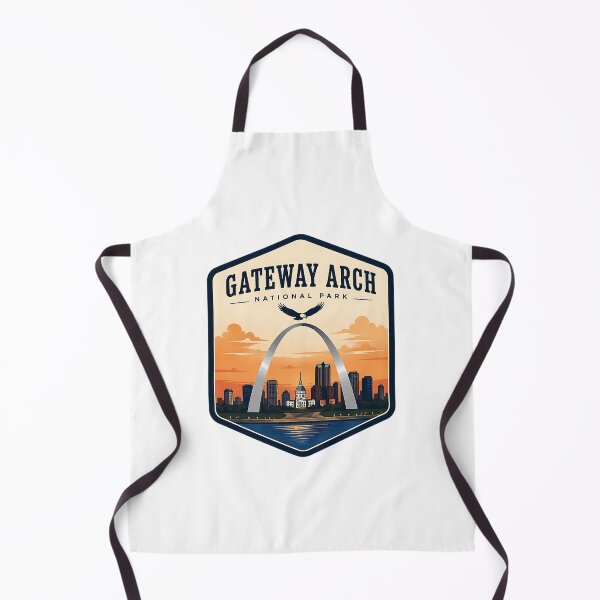 Item preview, Gateway Arch National Park Vintage Travel Badge designed and sold by TravelersGems.