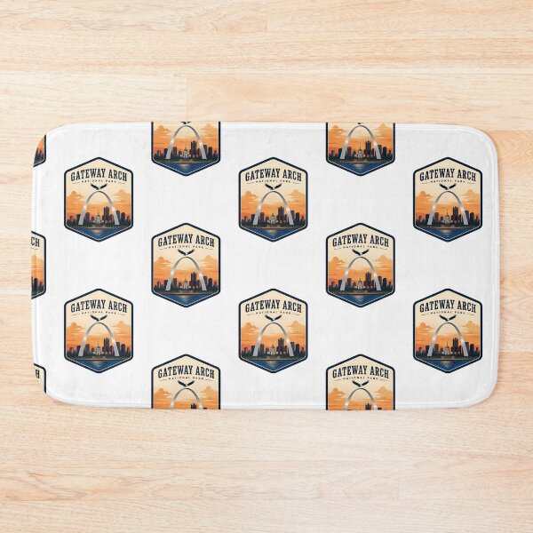 Item preview, Gateway Arch National Park Vintage Travel Badge designed and sold by TravelersGems.