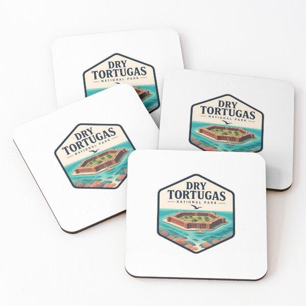 Item preview, Dry Tortugas National Park Vintage Travel Badge designed and sold by TravelersGems.
