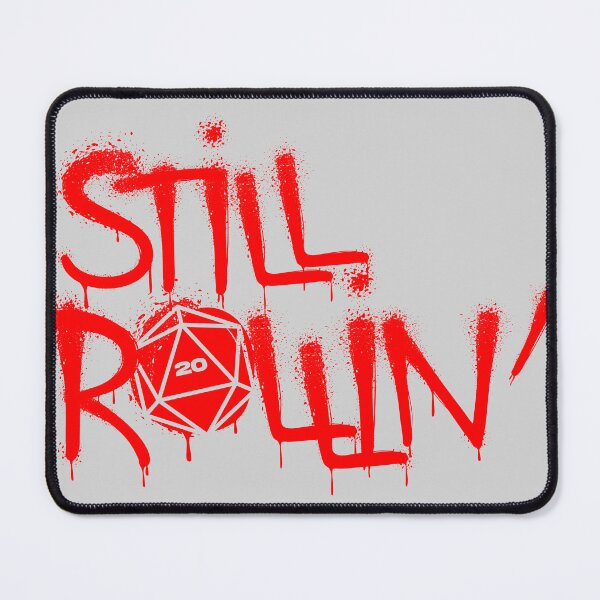 Item preview, Still Rollin D20 Graffiti Shirt Red – DnD Streetwear Gift designed and sold by KnowlegeBodega.