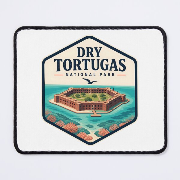 Item preview, Dry Tortugas National Park Vintage Travel Badge designed and sold by TravelersGems.