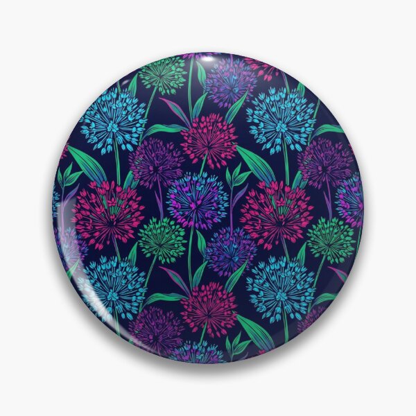 Item preview, Purple Allium Flower Botanical Garden Minimalist Floral Illustration designed and sold by OddlySticky.