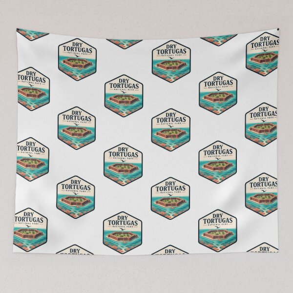 Item preview, Dry Tortugas National Park Vintage Travel Badge designed and sold by TravelersGems.