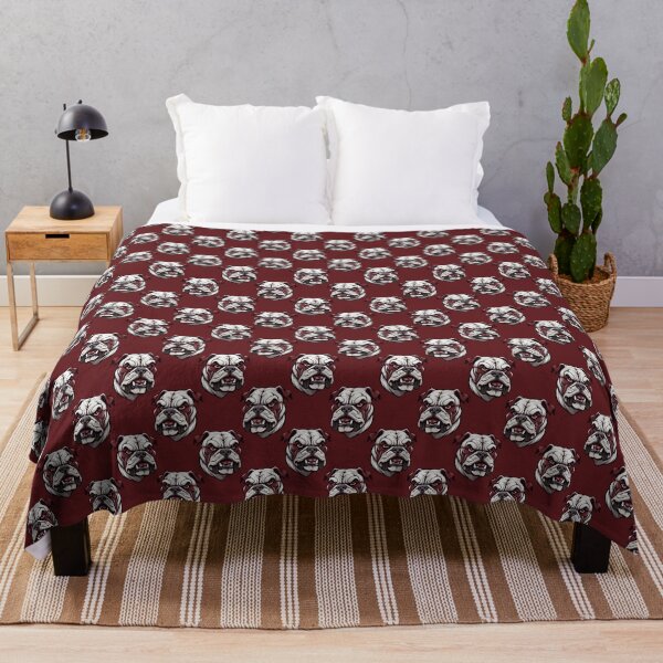 Item preview, Bulldogs - Mascot Burgundy Red // School Spirit College Team Cheer designed and sold by Aubergine Designs.