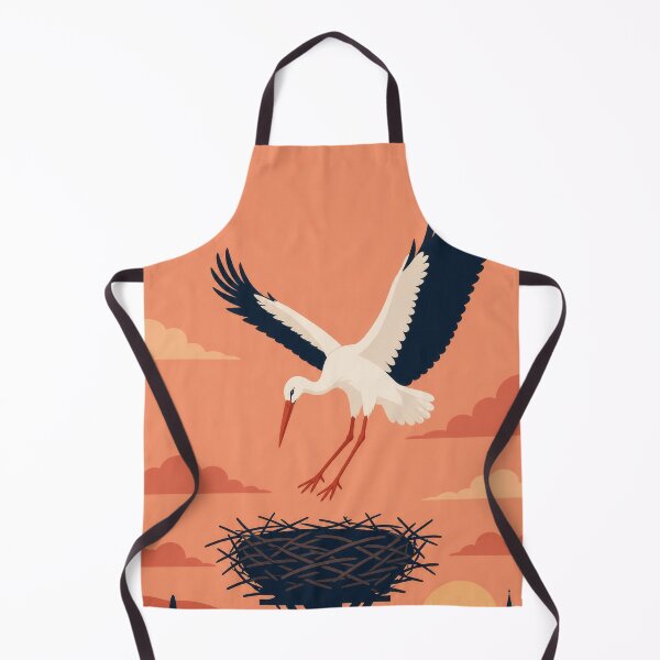 Item preview, Stork Landing at Sunset designed and sold by ML-Media.