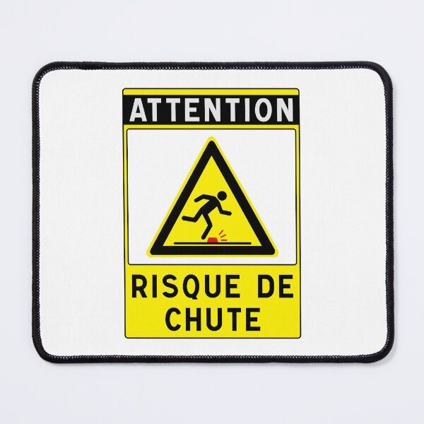 Item preview, Warning Sign - Risk of Slips, Trips and Falls - Safety and Prevention designed and sold by Panneaux et signalisations - NPOITEVIN.