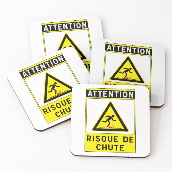 Item preview, Warning Sign - Risk of Slips, Trips and Falls - Safety and Prevention designed and sold by Panneaux et signalisations - NPOITEVIN.