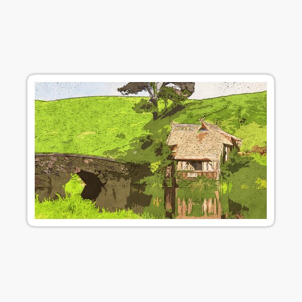 Item preview, An old watermill  designed and sold by AM FineArtPrints.