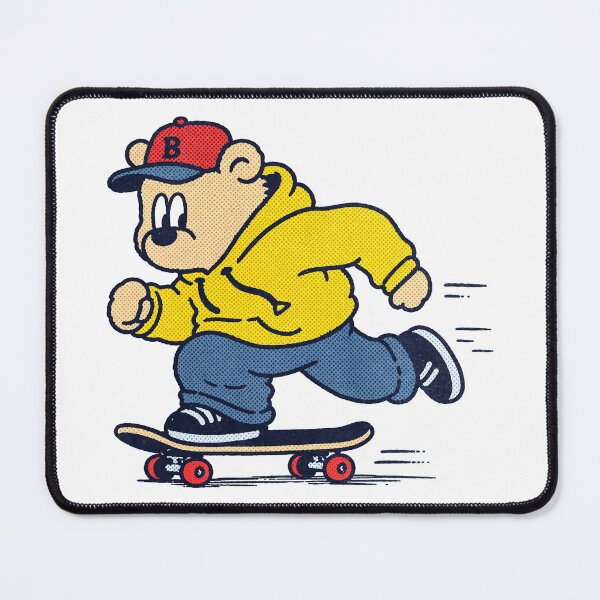 Item preview, Cute Skater Bear Retro Skateboard Design designed and sold by trajeado14.