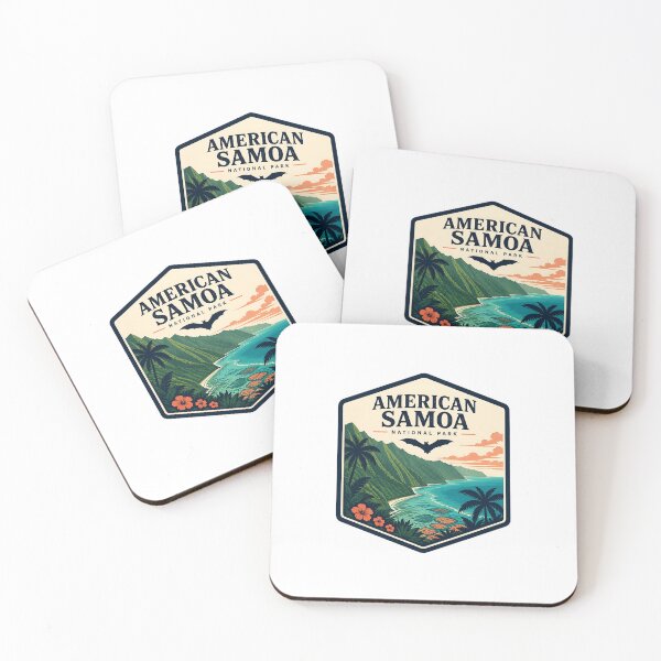 Item preview, National Park of American Samoa Vintage Travel Badge designed and sold by TravelersGems.