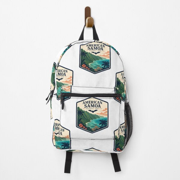 Item preview, National Park of American Samoa Vintage Travel Badge designed and sold by TravelersGems.