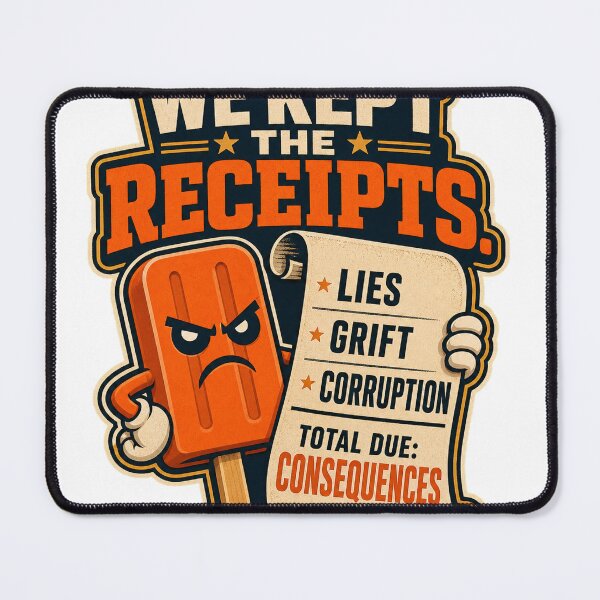 Item preview, We Kept the Receipts – Political Accountability designed and sold by Angry Creamsicle.